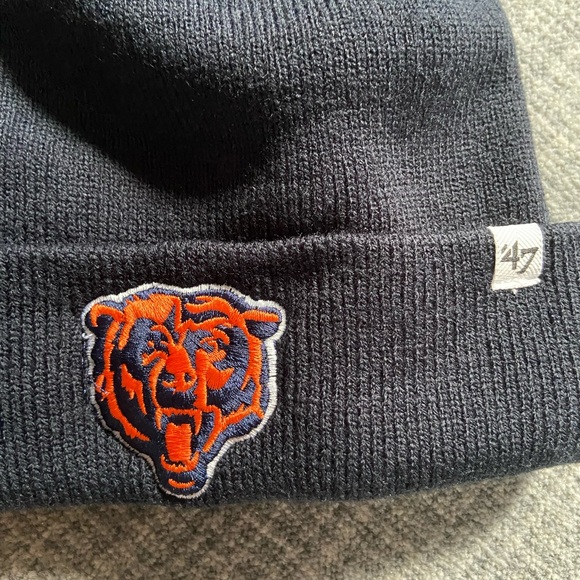 Chicago Bears 47 Brand navy blue winter hat. New with tags! - Picture 2 of 7